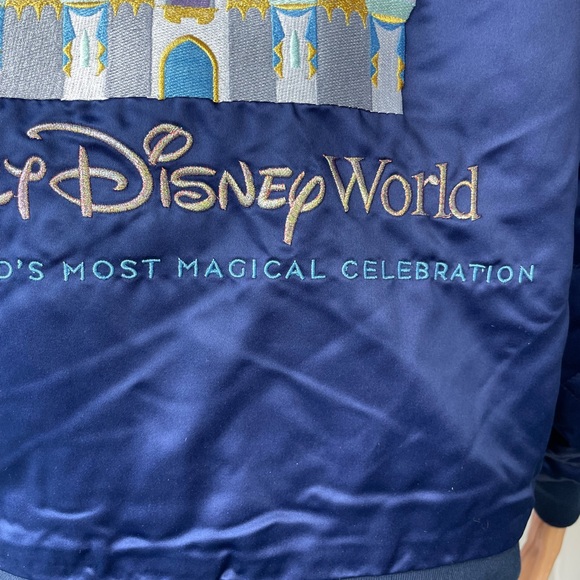 2021 Disney Parks Walt Disney World 50th Anniversary Bomber Jacket sZ L XL 1X - Picture 9 of 14